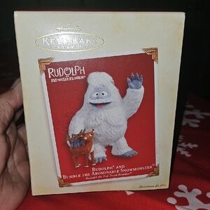 2005 Rudolph & Bumble The Abominable Snowmonster Hallmark Ornament Sealed